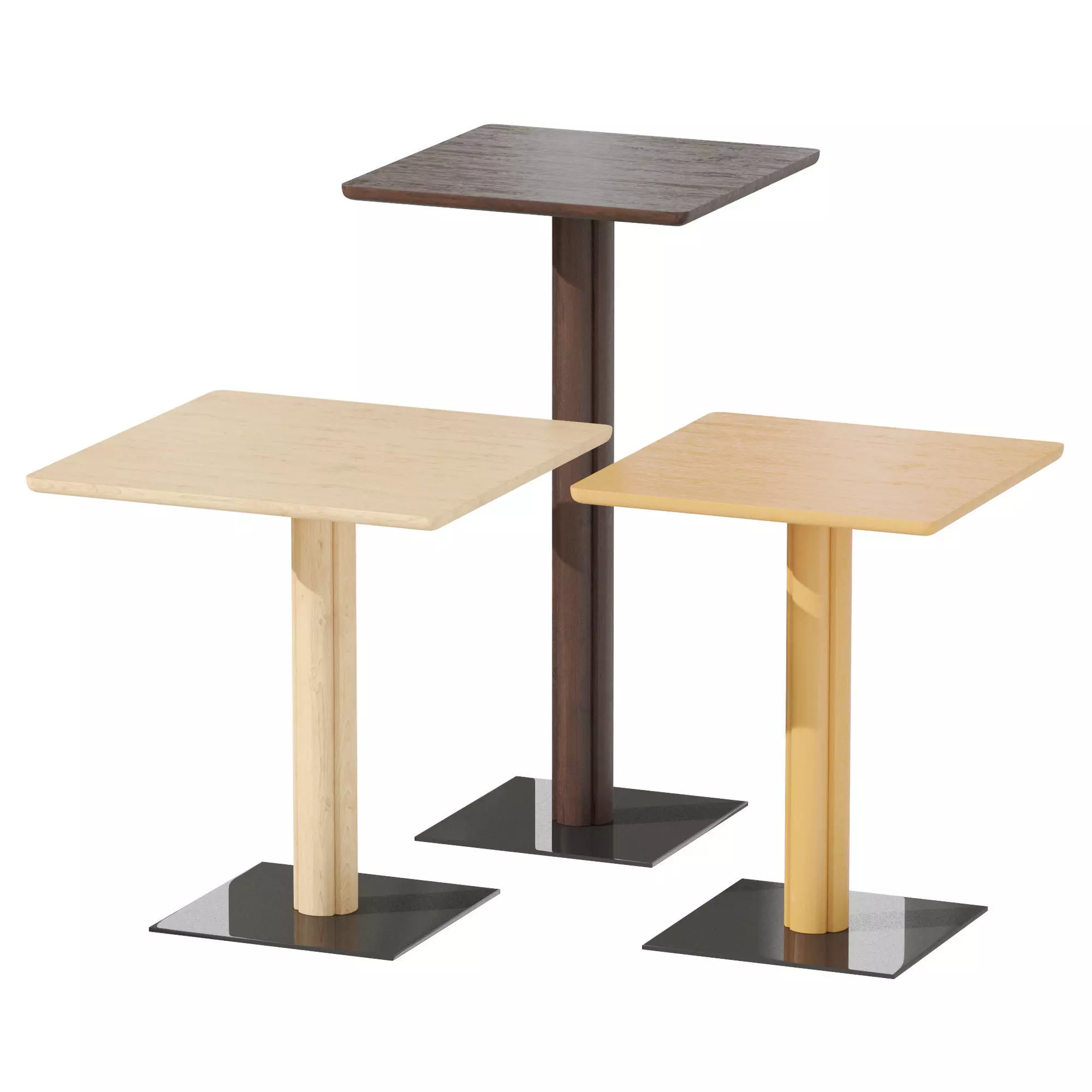 Sipa One Rectangle Wooden 3D model_0