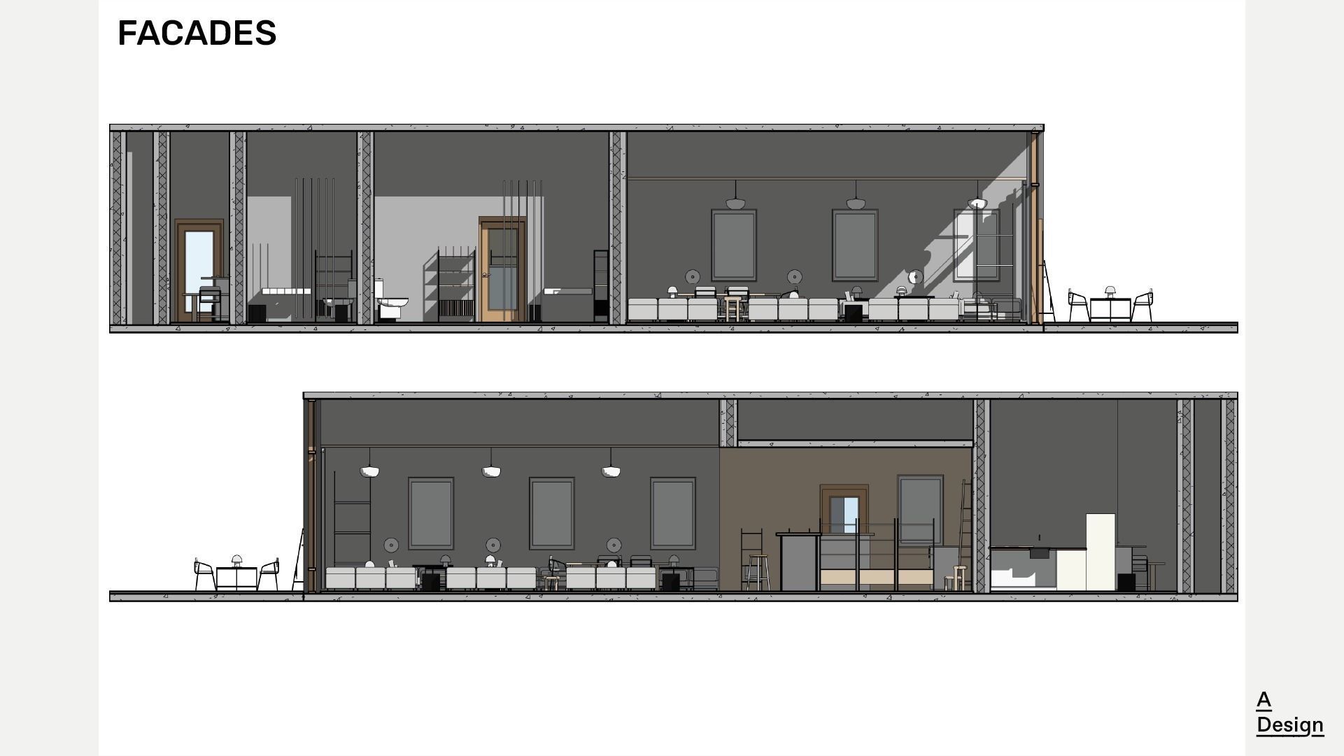 Bar - Revit model 3D model_7