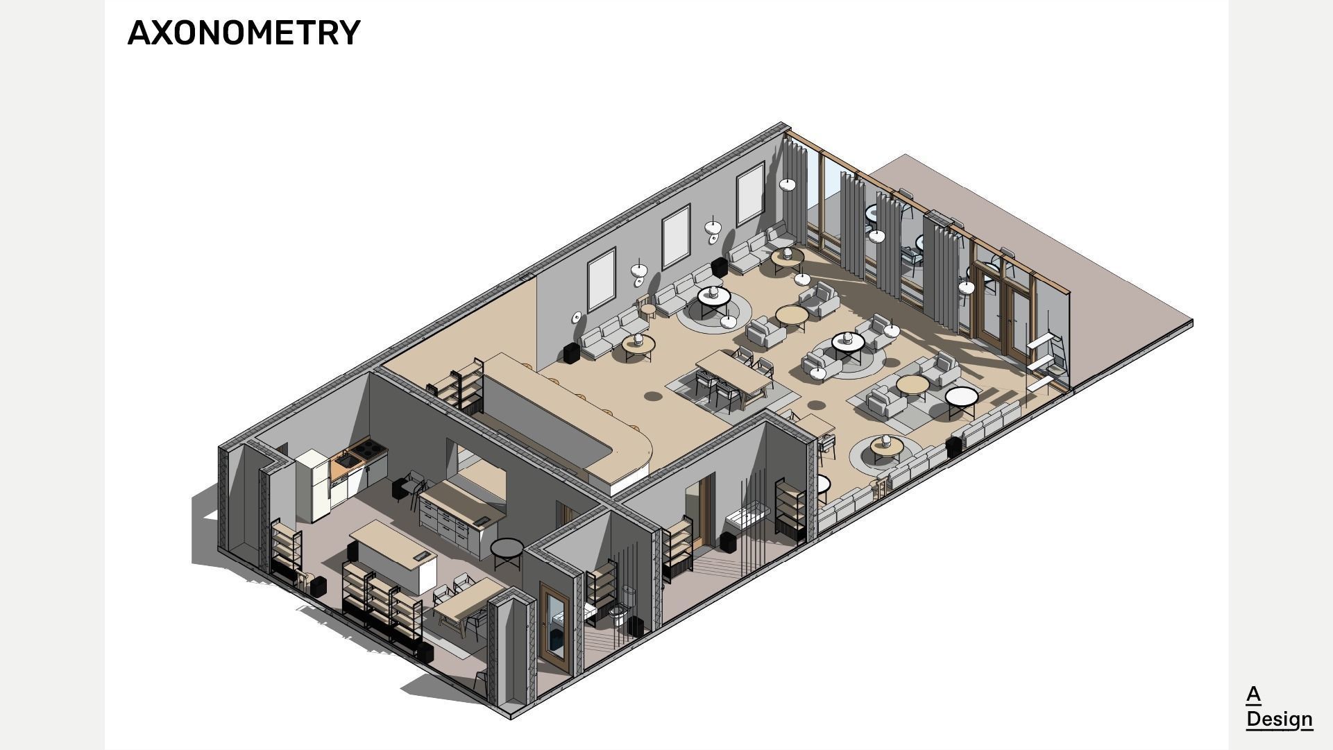 Bar - Revit model 3D model_5