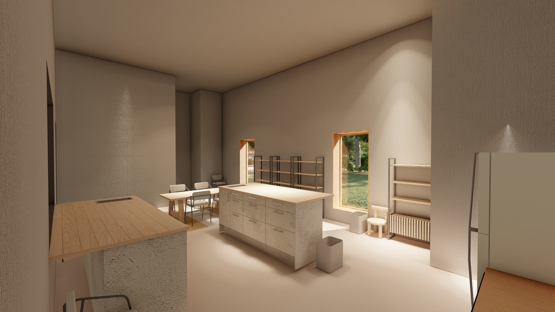 Bar - Revit model 3D model_14