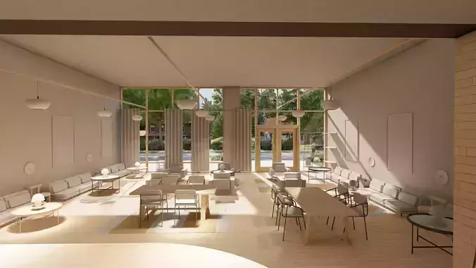 Bar - Revit model 3D model