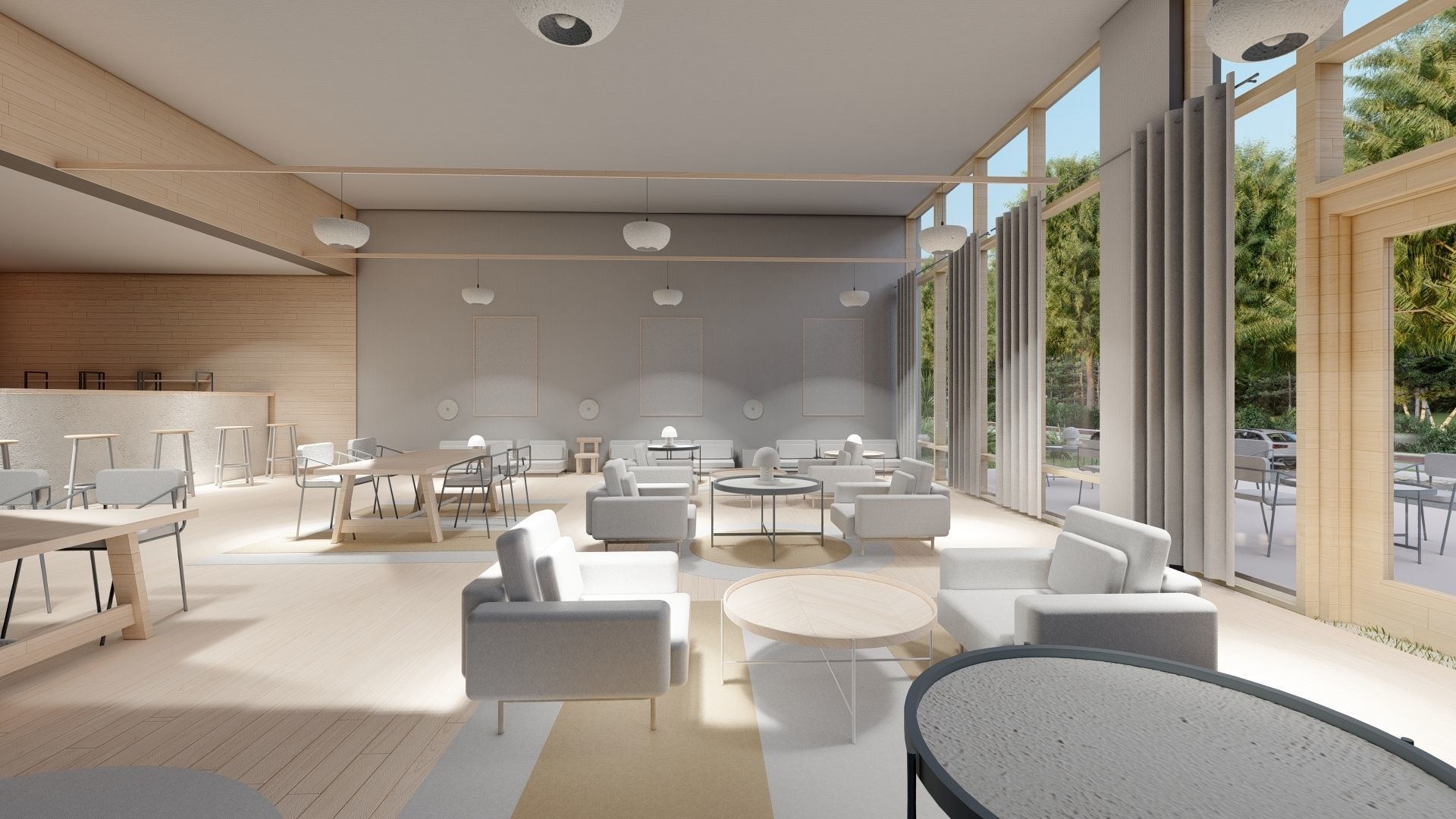 Bar - Revit model 3D model_15