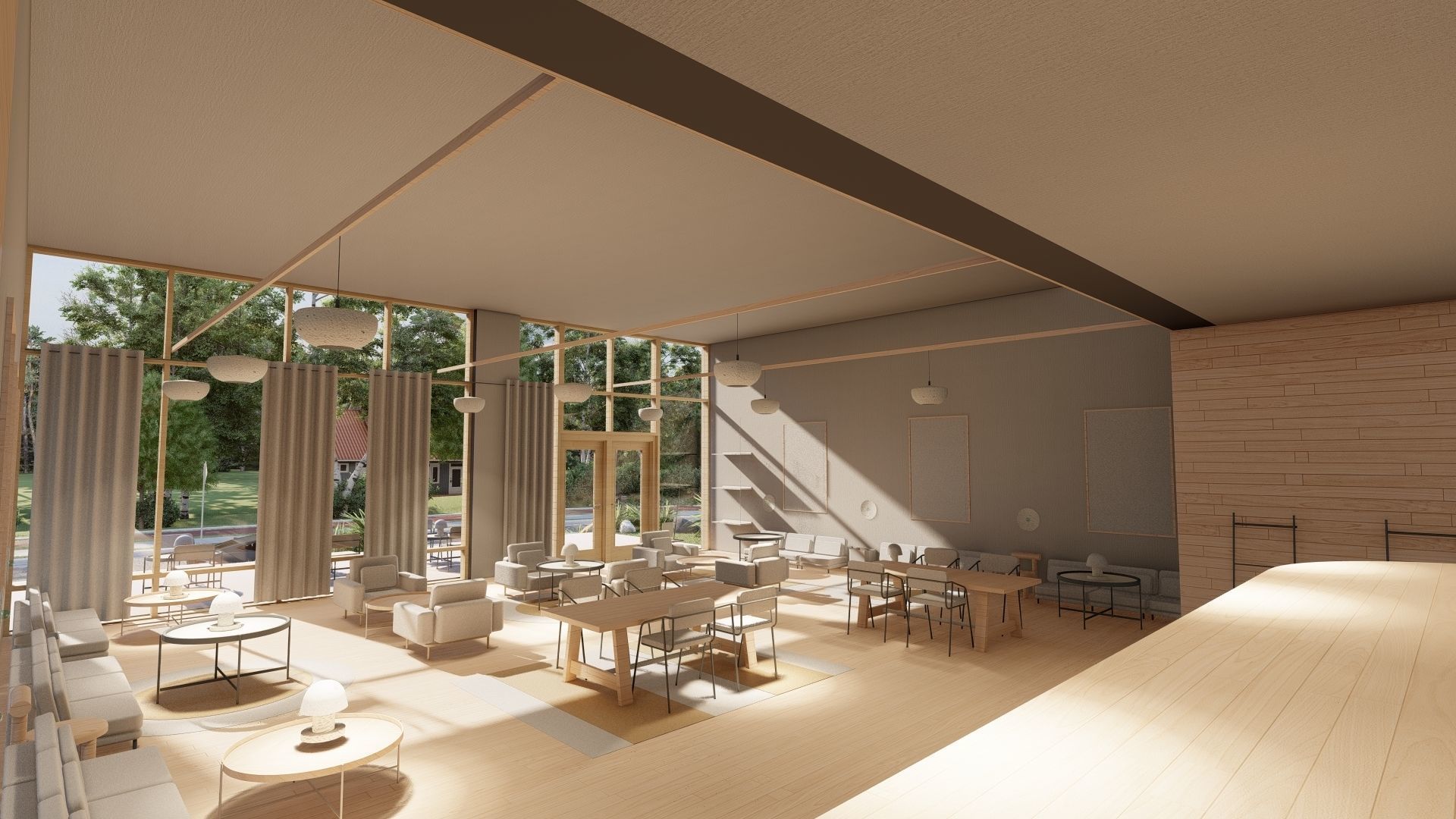 Bar - Revit model 3D model_1