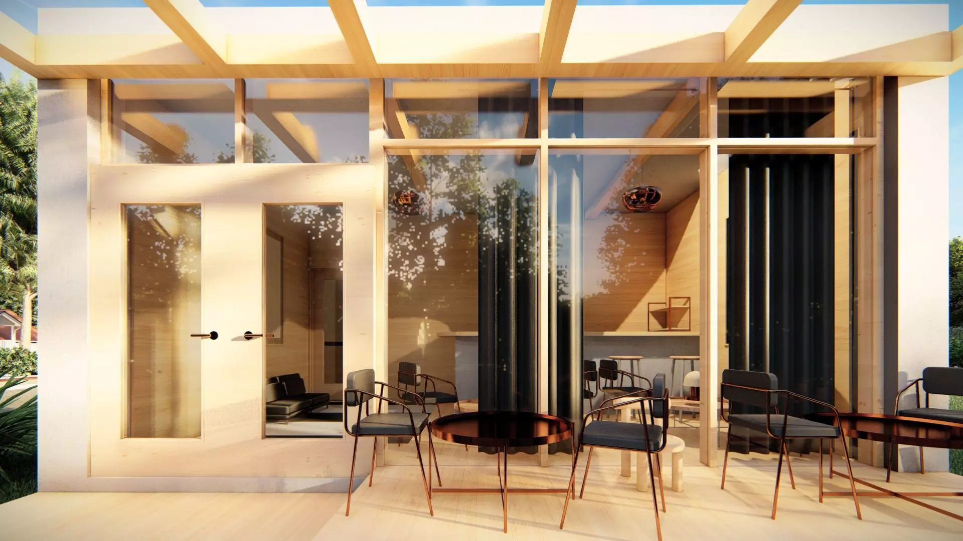 Small Bar - Revit model 3D model_0