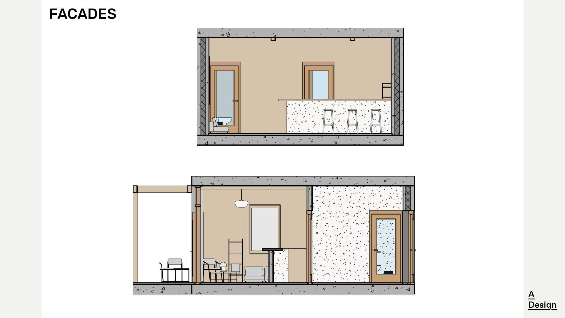 Small Bar - Revit model 3D model_7