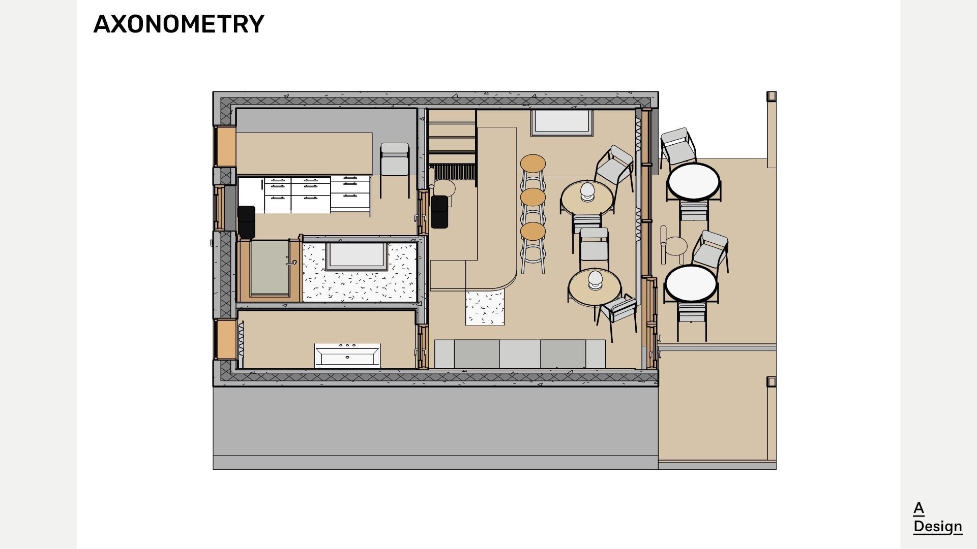 Small Bar - Revit model 3D model_5