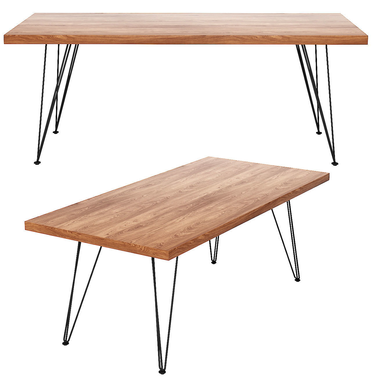 Dining set 14 3D model_4