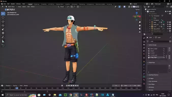 Ace Marine --- Model and Animations ---