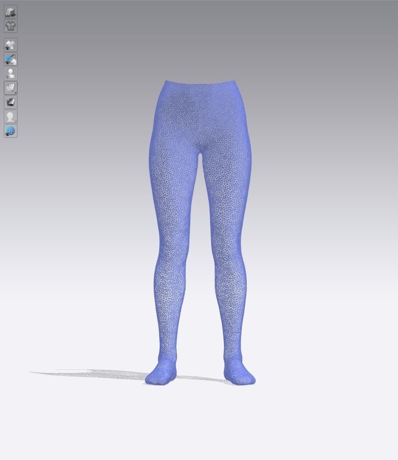 Pantyhose 3D model_2