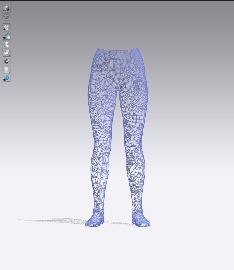 Pantyhose 3D model_1