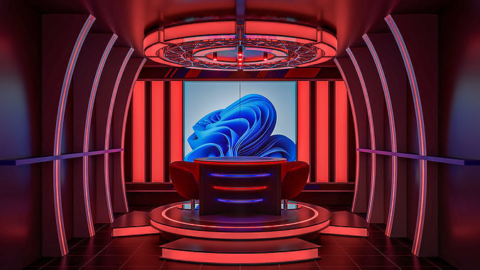 TV Studio 3D model