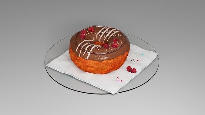 Donut six 3D model 4