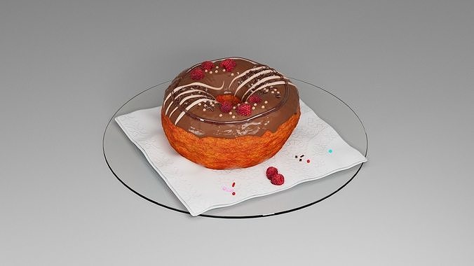 Donut six 3D model 2