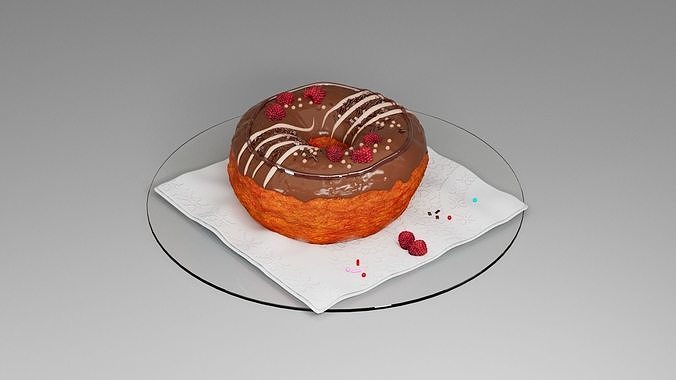 Donut six 3D model 3