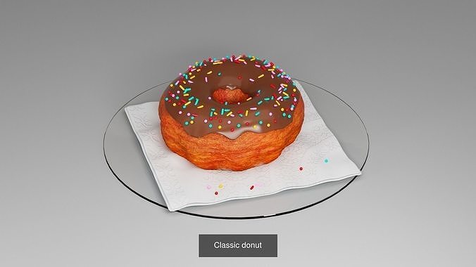 Donuts 3D Model Pack 7