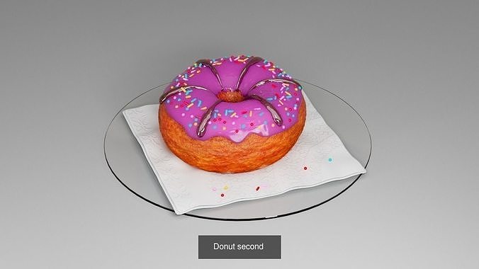 Donuts 3D Model Pack 4