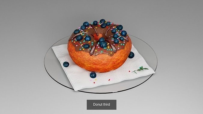 Donuts 3D Model Pack 2