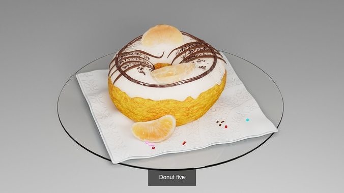 Donuts 3D Model Pack 5
