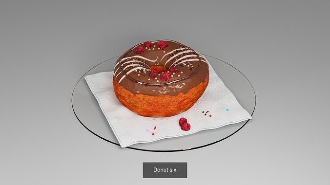 Donuts 3D Model Pack 6