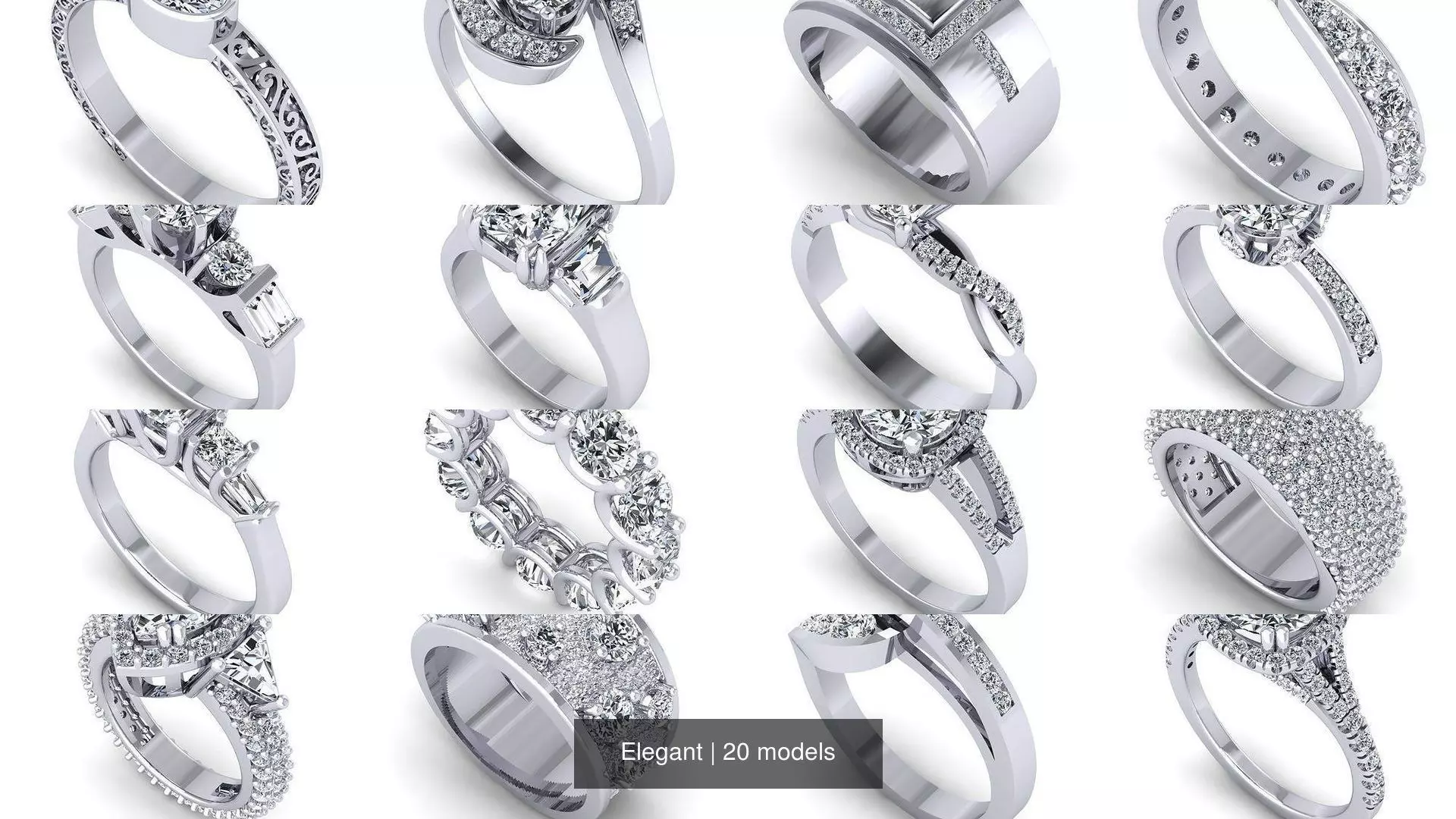 Elegant 3D Model Pack