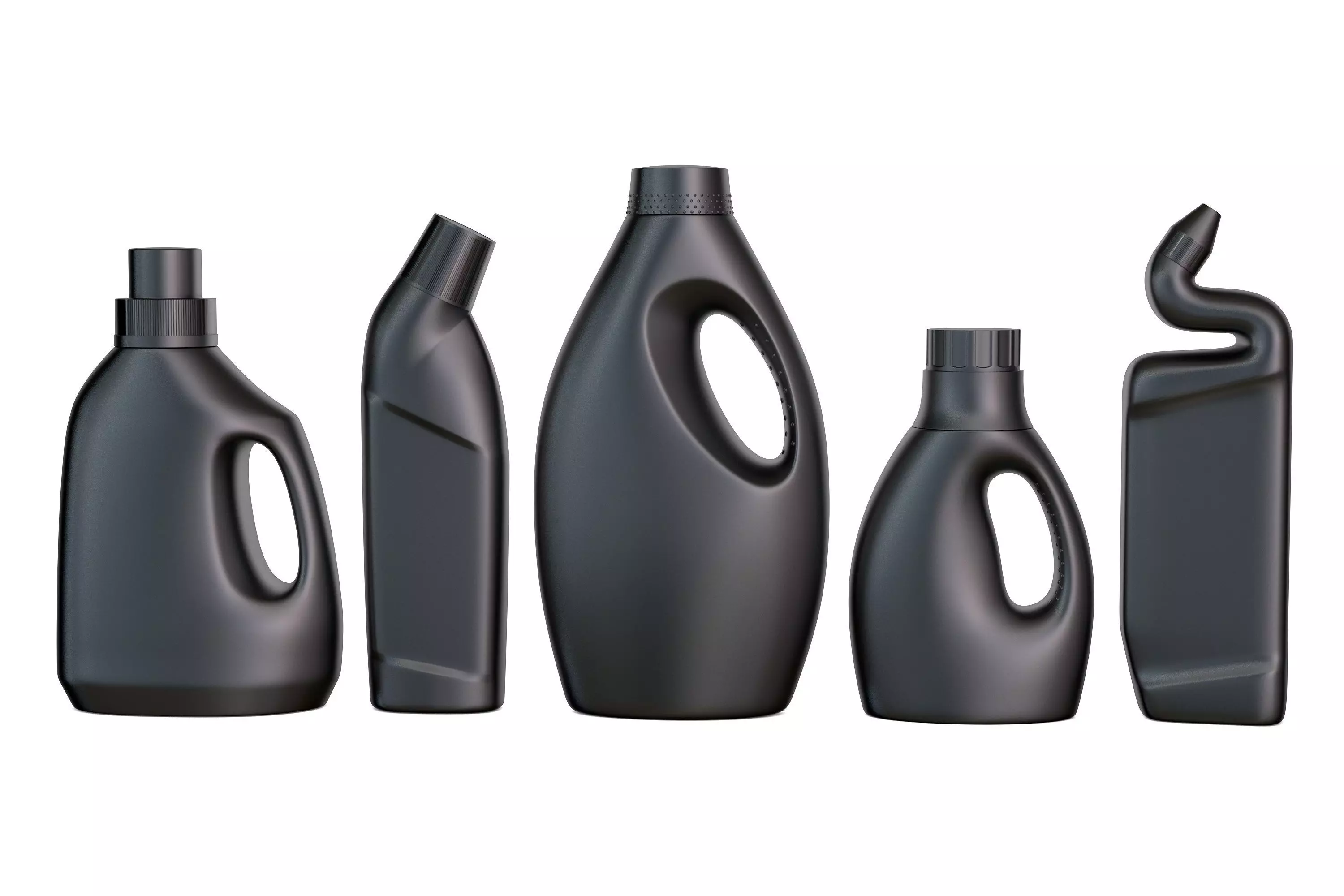 Detergent Bottles Set 3D model
