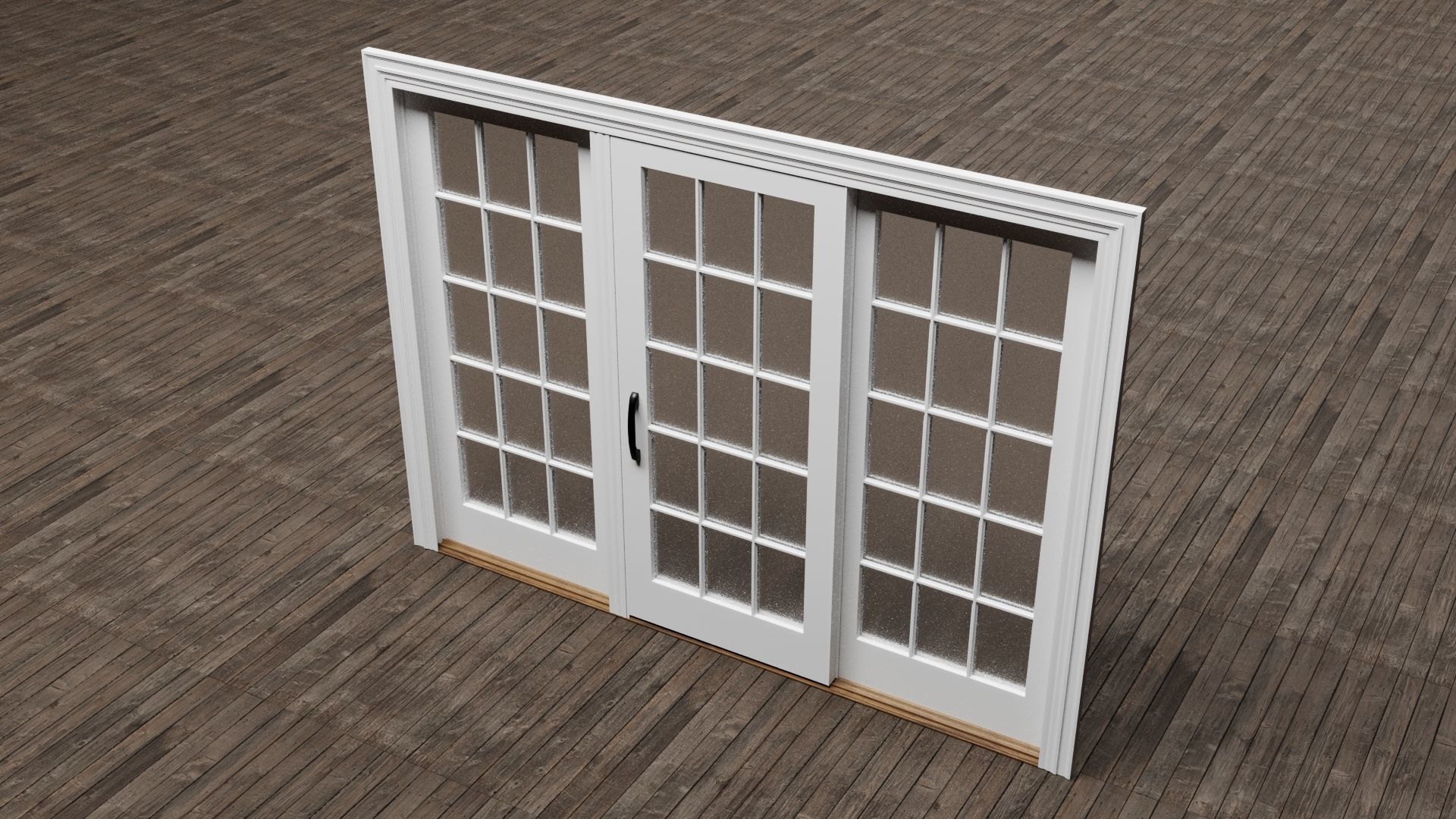Door Window Set 3D model_5