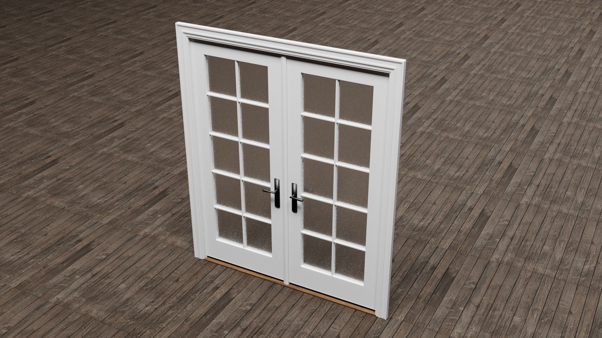 Door Window Set 3D model_3