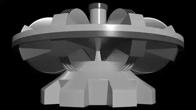 LArendsian Centripetal Supra Gyro - Concept 3D print model
