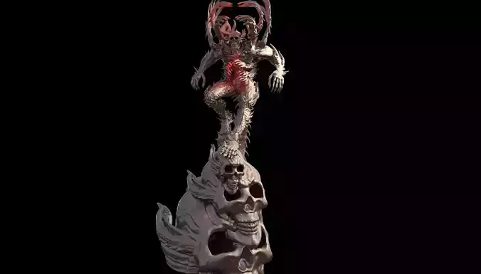 Dantes Glutony demon with stand 