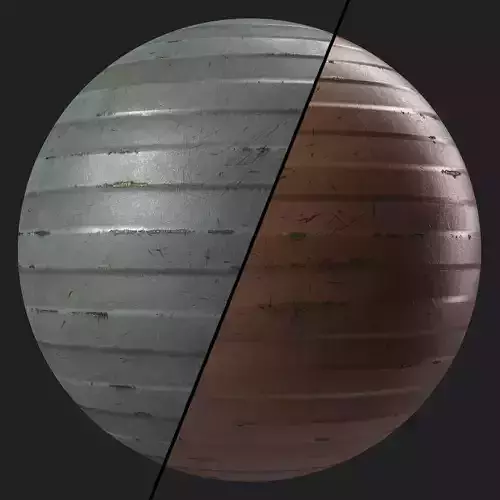 Metal Materials 61- Metal panels By Painting Sbsar Pbr Seamless Texture