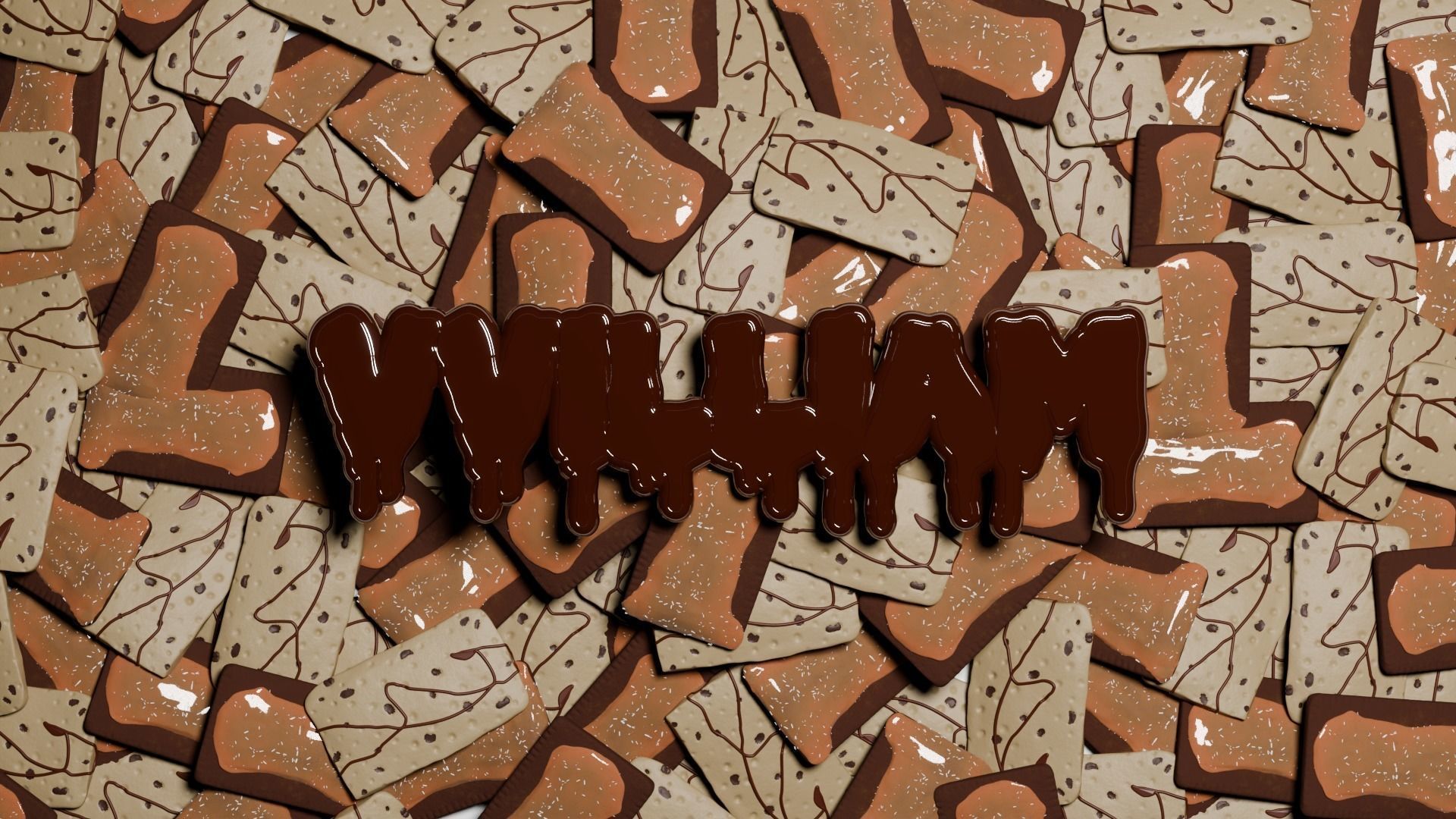 Chocolate Frosted Pop Tart Free 3D model_1