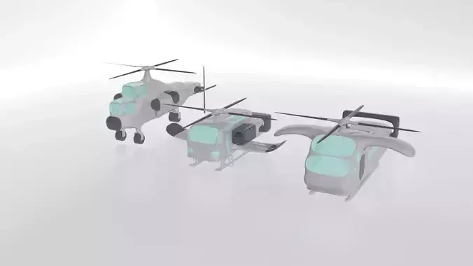 3 helicopters