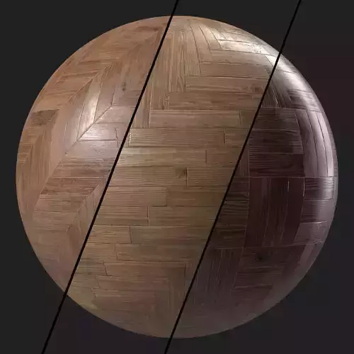Parquet Materials 39- Parquet By Old Wood - Seamless PBR 4k