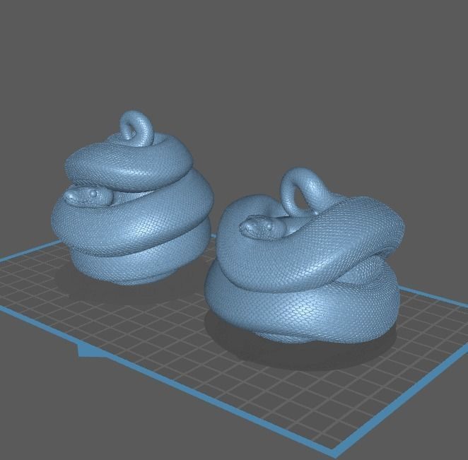 Ball Python Christmas Ornament Pet Reptile 3D print model_8