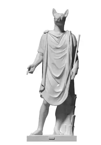Hermanubis Statue 