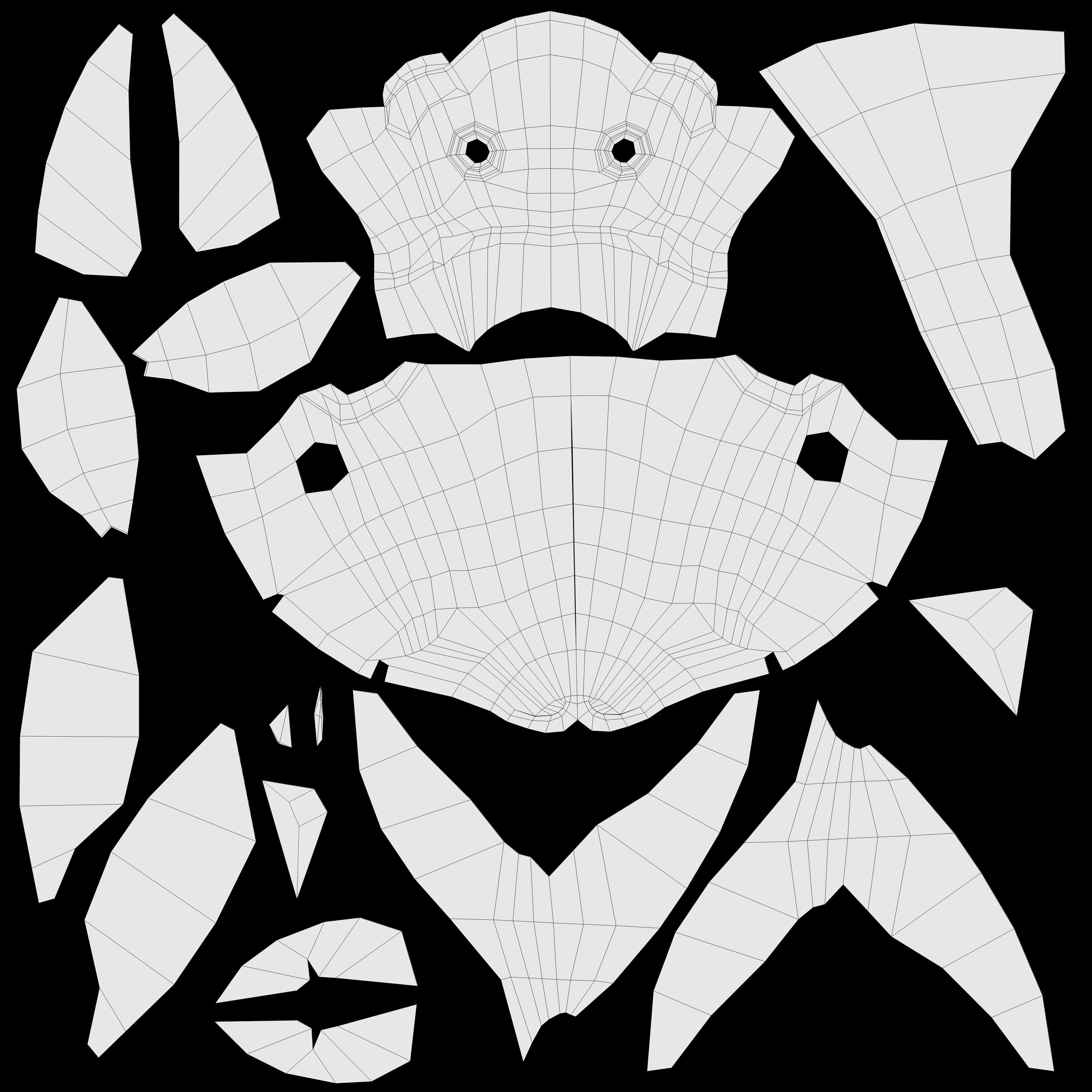 Goldfish Low-poly 3D model_5