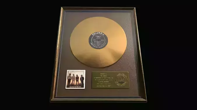 Gold Record Plaque