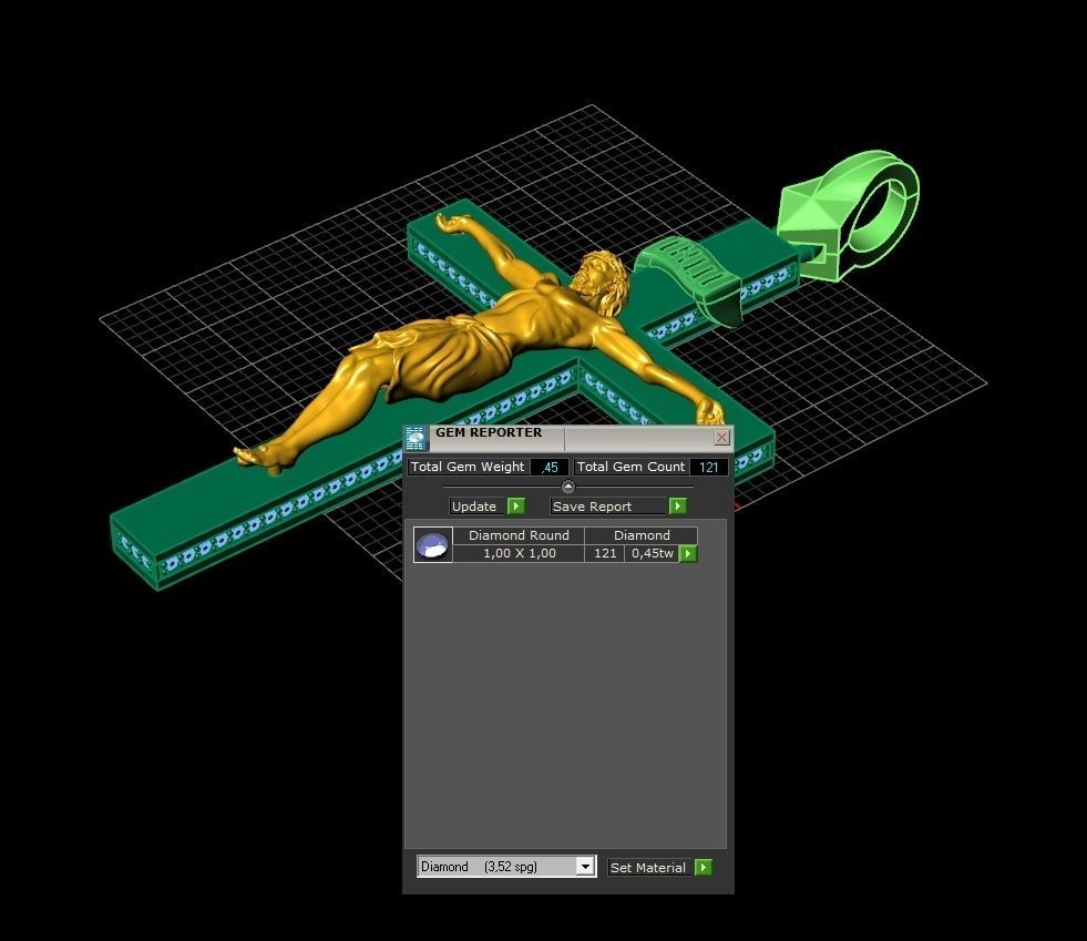 cross orthodox with the crucifix of jesus 993 3D print model_3