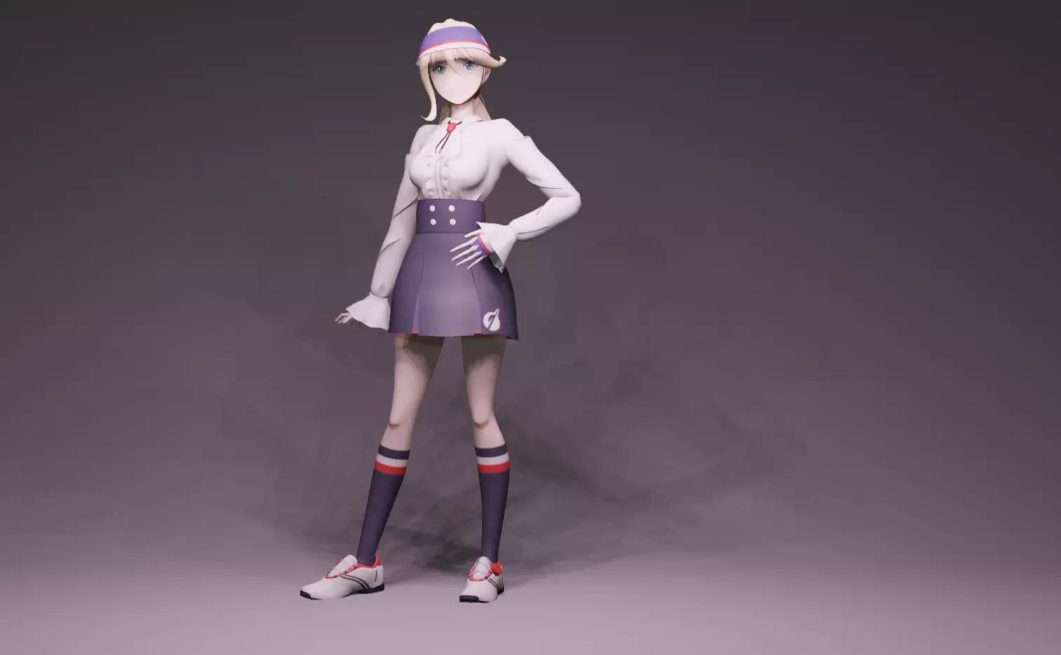 Anime Character - BW Eve 3D model