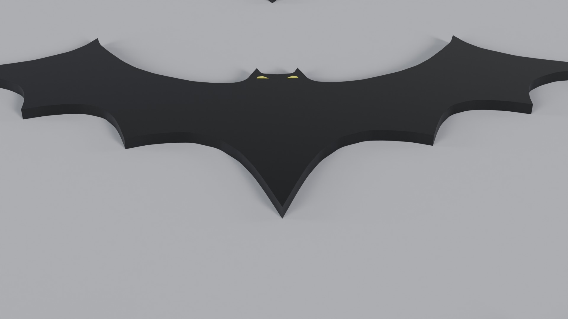 Ornamental bats 3D print model_1