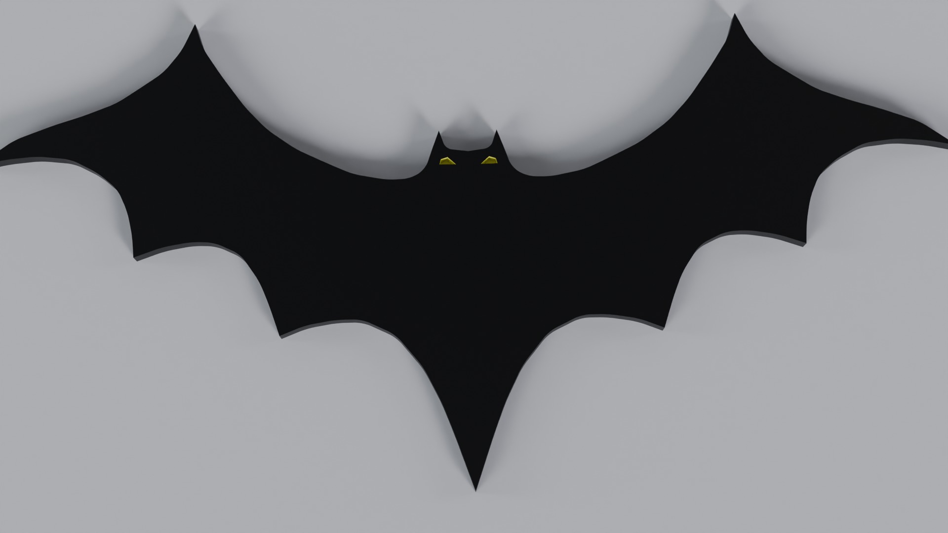 Ornamental bats 3D print model_2