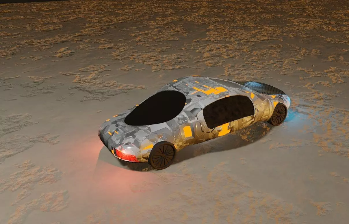 Future car 3D model_0