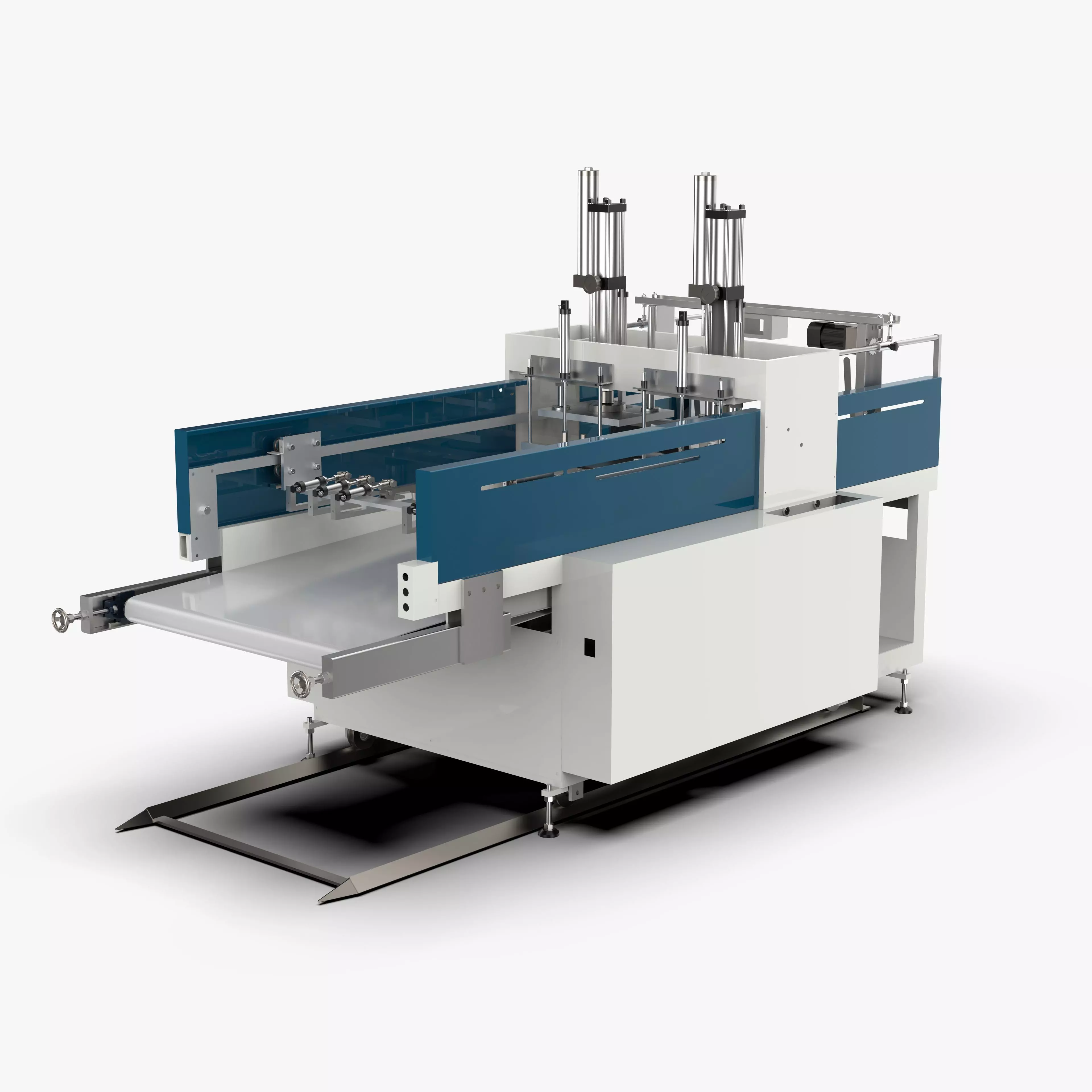 Automatic Plastic T-shirt Bag Making Machine 3D model_0