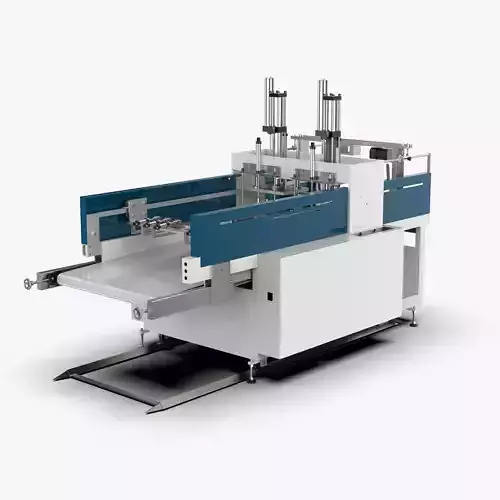 Automatic Plastic T-shirt Bag Making Machine 3D model