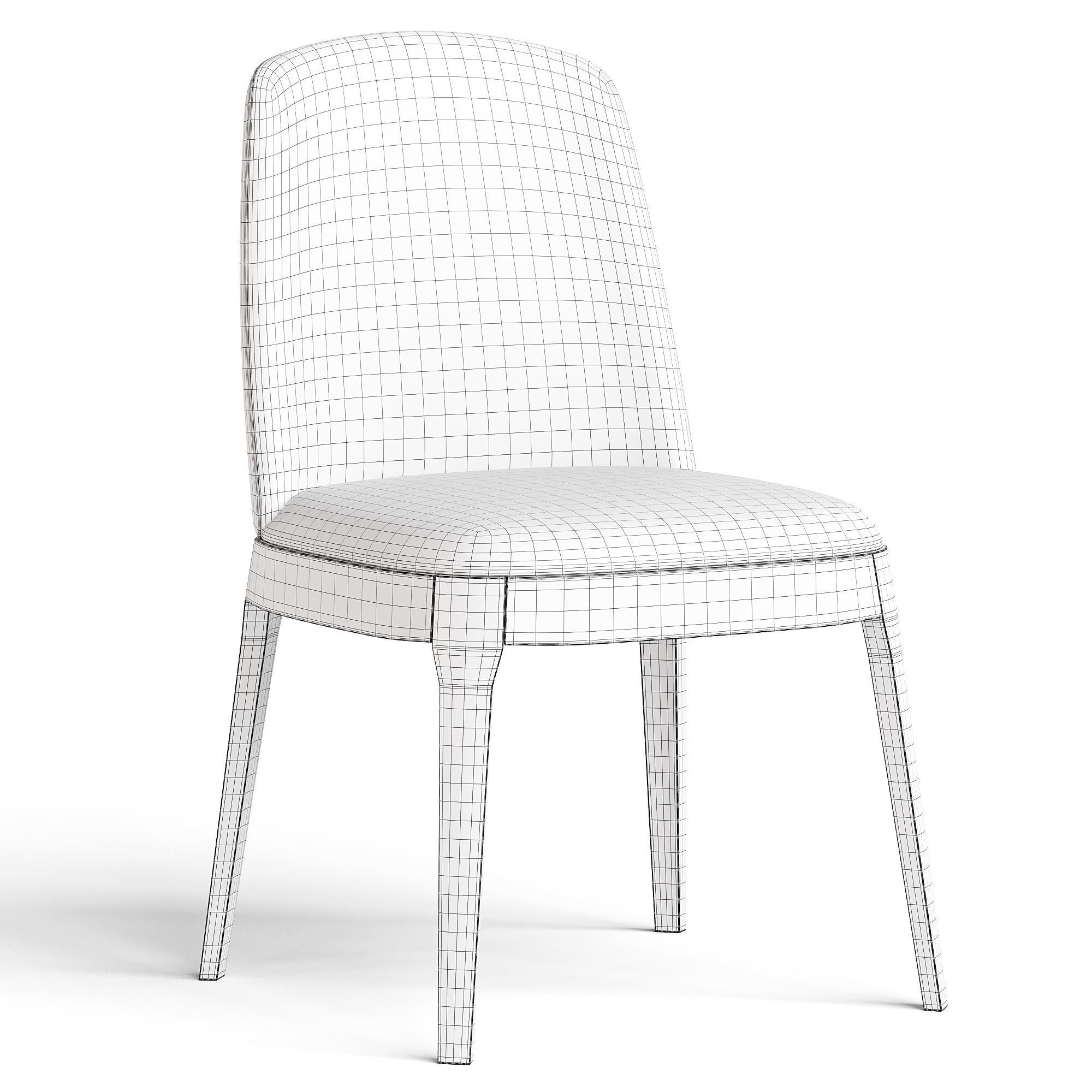 chair bryse 3D model_3