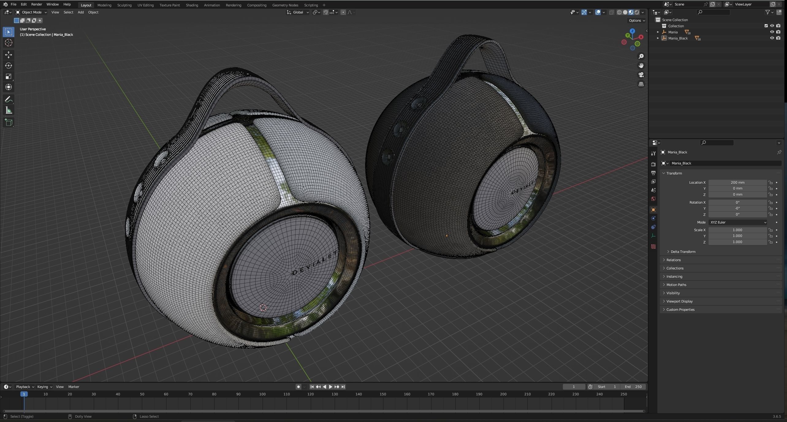 Devialet Mania - Portable Speaker 3D model_12