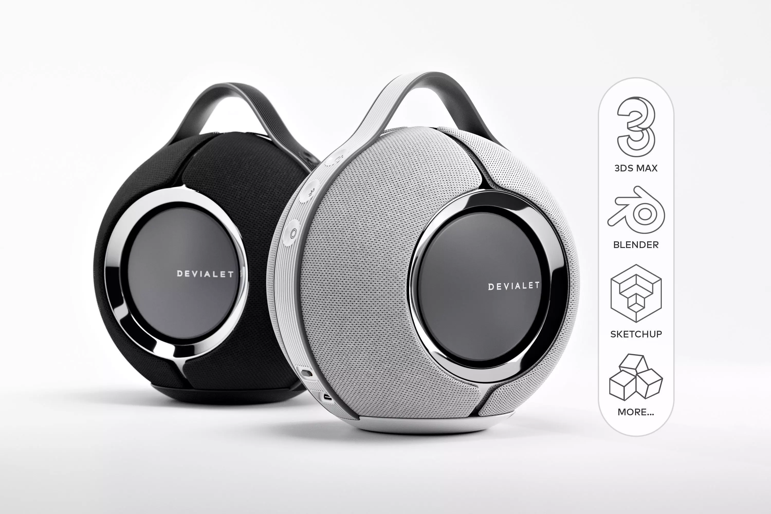 Devialet Mania - Portable Speaker 3D model_0