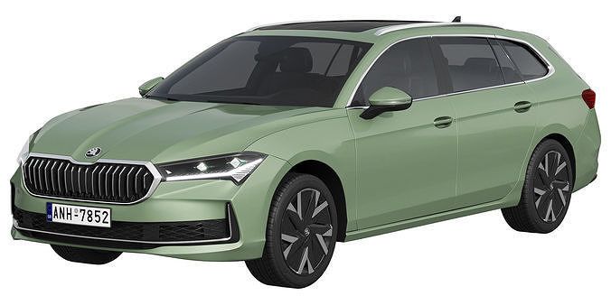 Skoda Superb Combi 2024 3D model