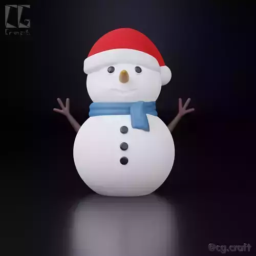 Snowman Free 3D print model