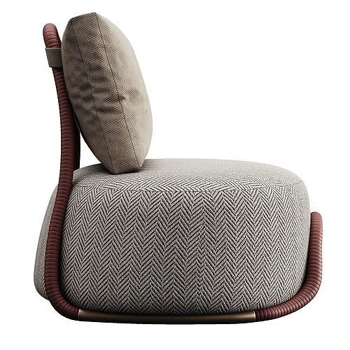 Paolo Castelli BABOU Lounge 3D model 6
